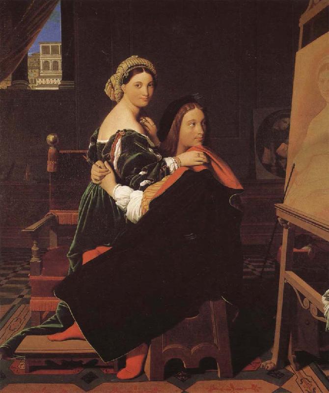 Jean-Auguste Dominique Ingres Lafier and Finali oil painting image